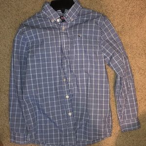 Boys medium vineyard vines button down
